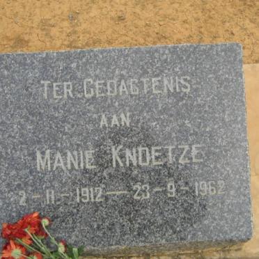 KNOETZE Manie 1912-1962