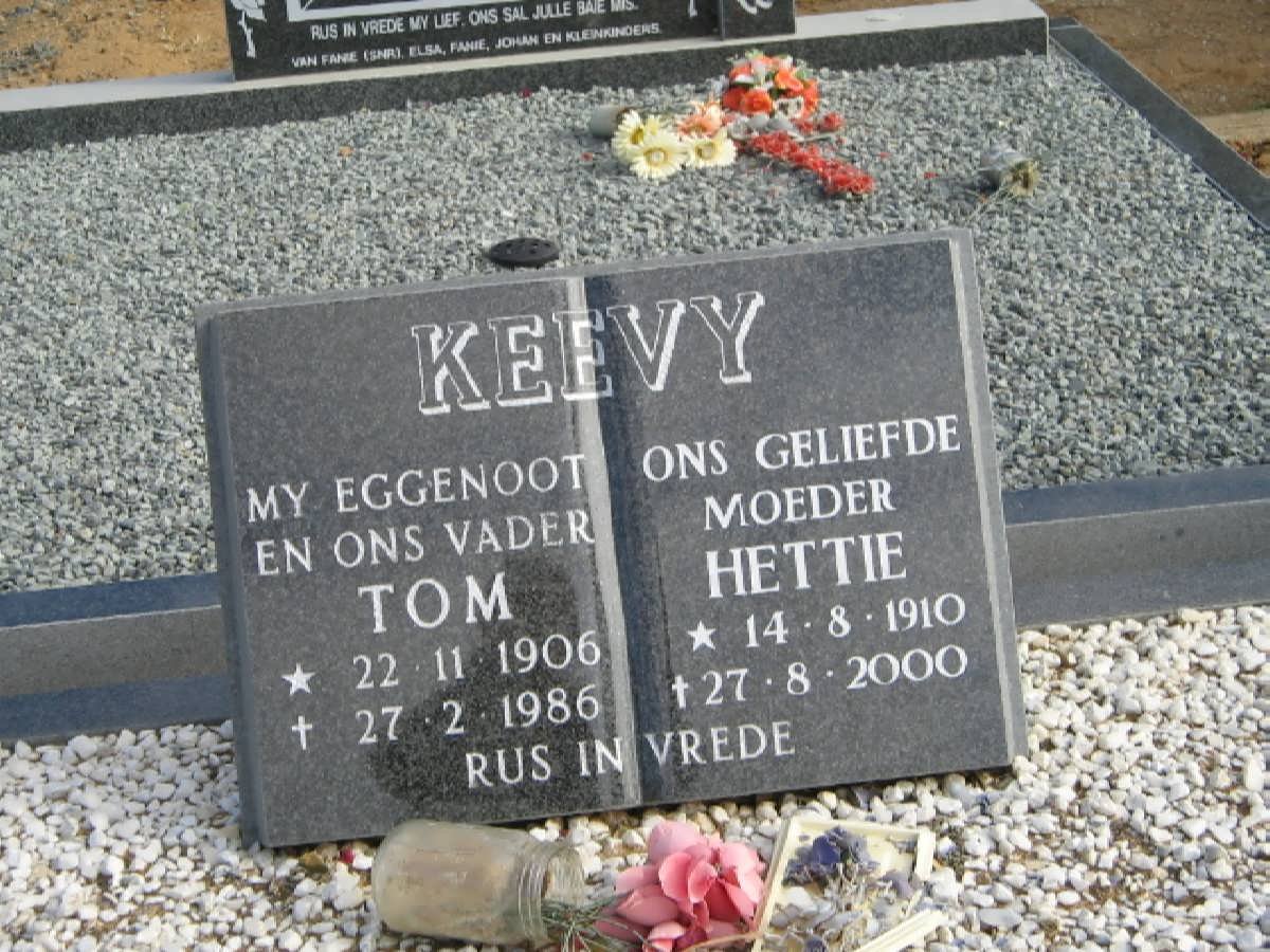 KEEVY Tom 1906-1986 &amp; Hettie 1910-2000