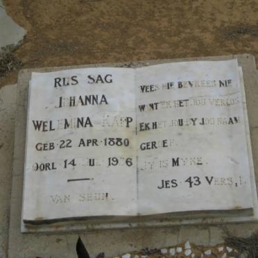 KAPP Johanna Welemina 1880-1936