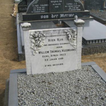 KLEINHANS Willem Thomas -1922