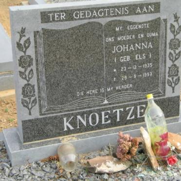 KNOETZE Johanna nee ELS 1935-1993
