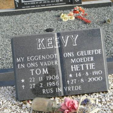 KEEVY Tom 1906-1986 &amp; Hettie 1910-2000
