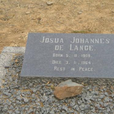 LANGE Josua Johannes, de 1909-1964