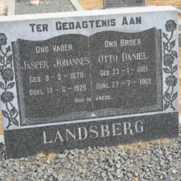 LANDSBERG Jasper Johannes 1870-1929 :: LANDSBERG Otto Daniel 1901-1969