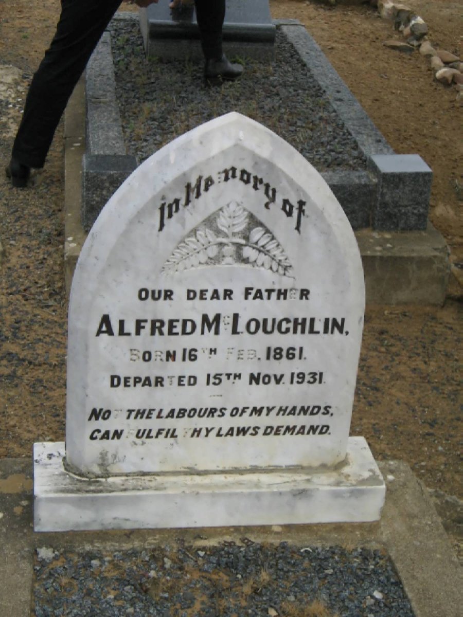 McLOUGHLIN Alfred 1861-1931