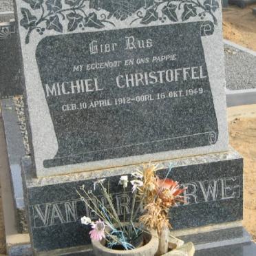 MERWE Michiel Christoffel, van der 1912-1949