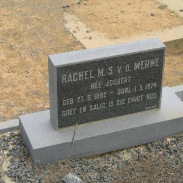 MERWE Rachel M.S., v.d. nee JOUBERT 1892-1974