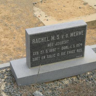 MERWE Rachel M.S., v.d. nee JOUBERT 1892-1974