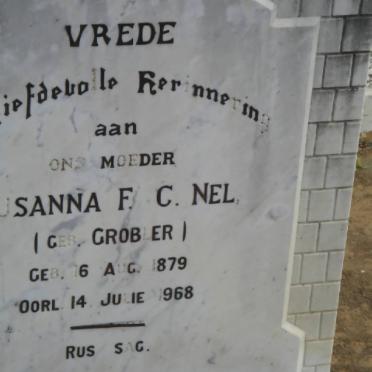NEL Susanna F.C. geb GROBLER 1879-1968