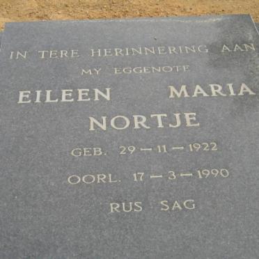 NORTJE Eileen Maria 1922-1990