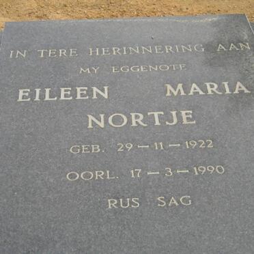 NORTJE Eileen Maria 1922-1990