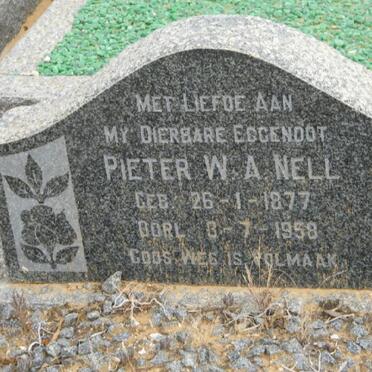 NELL Pieter W.A. 1877-1958