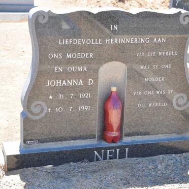 NELL Johanna D. 1921-1991