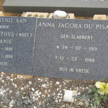 PISANIE Jacobus Matthys, du 1895-1990 &amp; Anna Jacoba SLABBERT 1901-1988 _2