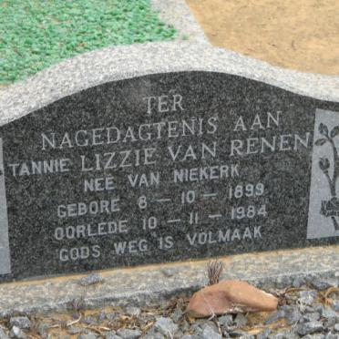 RENEN Lizzie, van nee VAN NIEKERK 1899-1984