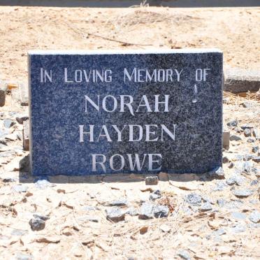 ROWE Norah Hayden