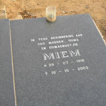 RUDMAN Miem 1918-2003