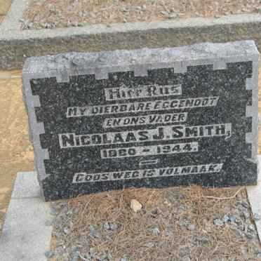 SMITH Nicolaas J. 1880-1944