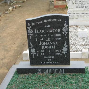 SMITH Izak Jacob 1906-1968 &amp; Johanna 1909-1997