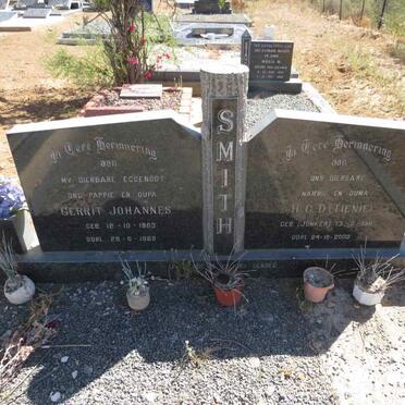 SMITH Gerrit Johannes 1903-1988 & H.C.D. JONKER 1911-2003