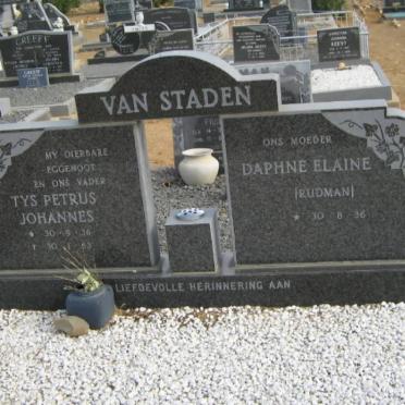 STADEN Tys Petrus Johannes, van 1936-1983 &amp; Elaine RUDMAN 1936-