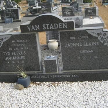 STADEN Tys Petrus Johannes, van 1936-1983 &amp; Elaine RUDMAN 1936-