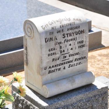 STRYDOM Dina nee FOURIE 1910-1936