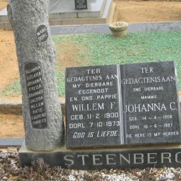 STEENBERG Willem F. 1900-1973 &amp; Johanna C. 1908-1997
