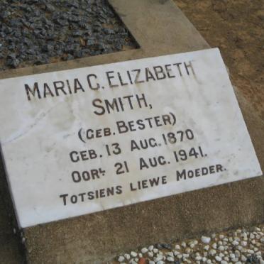 SMITH Maria C. Elizabeth geb BESTER 1870-1941