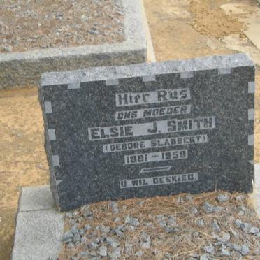 SMITH Elsie J. nee SLABBERT 1881-1959
