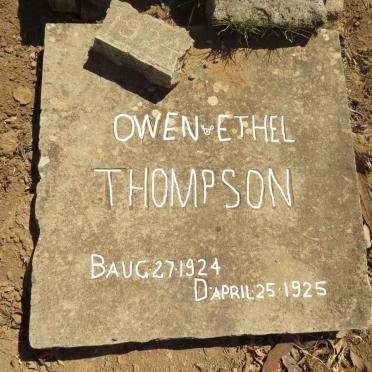 THOMPSON Owen Ethel 1924-1925