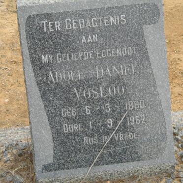 VOSLOO Adolf Daniel 1880-1962