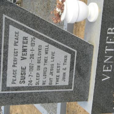 VENTER Susie 1907-1975