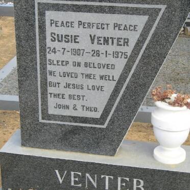 VENTER Susie 1907-1975
