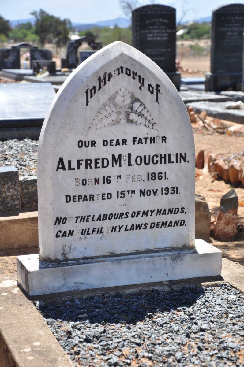 McLOUGHLIN Alfred M. 1861-1931