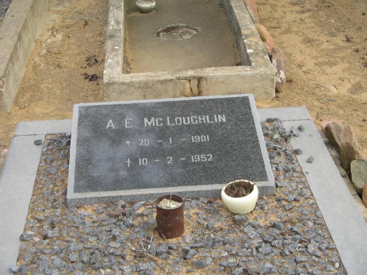 McLOUGHLIN A.E. 1901-1952