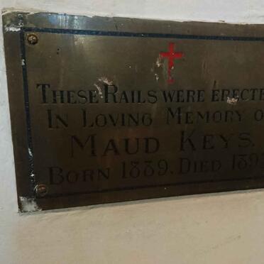 KEYS Maud 1889-1895