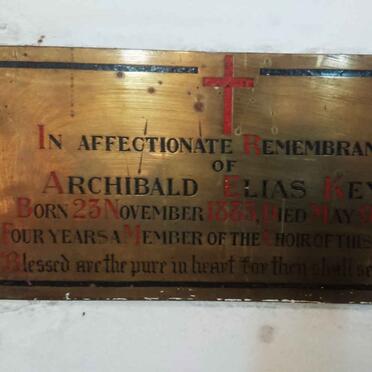 KEYS Archibald Elias 1885-1902