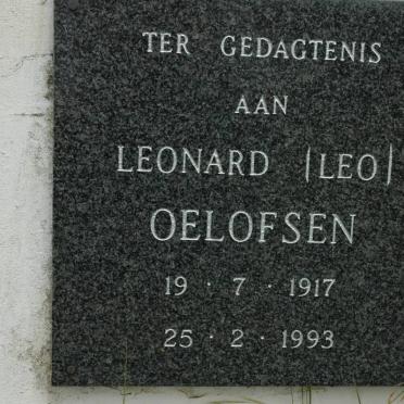 OELOFSEN Leonard 1917-1993