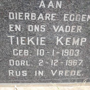 KEMP Tiekie 1903-1967