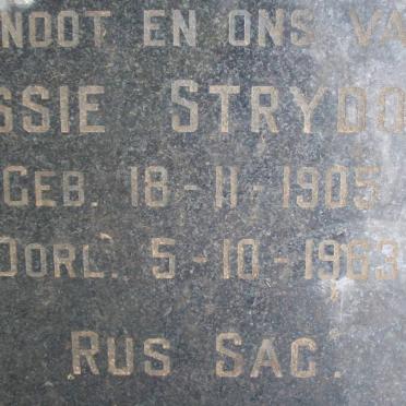 STRYDOM Assie 1905-1983