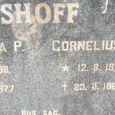 BOSHOFF Cornelius J. 1886-1965