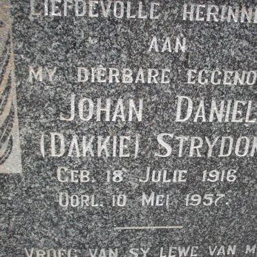 STRYDOM Johan Daniel 1916-1957
