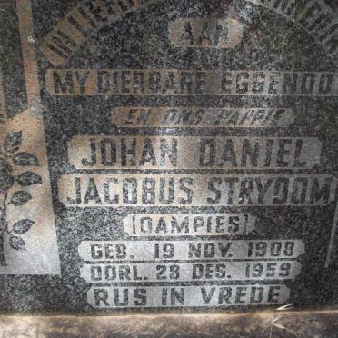 STRYDOM Johan Daniel Jacobus 1908-1959