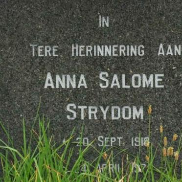 STRYDOM Anna Salome 1918-197?
