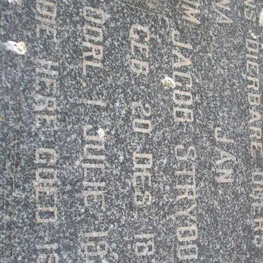 STRYDOM Jan Jacob 1871-1934