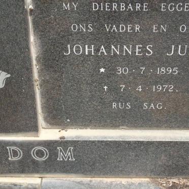 STRYDOM Johannes Jurie 1895-1972