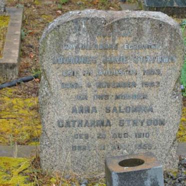 STRYDOM Johannes Jurie 1903-1943 &amp; Anna Salomina Catharina 1910-1955