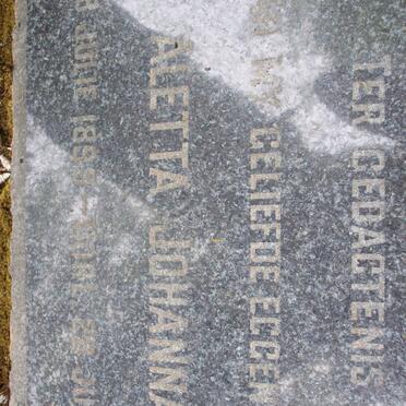 ? Aletta Johanna 1893-1956