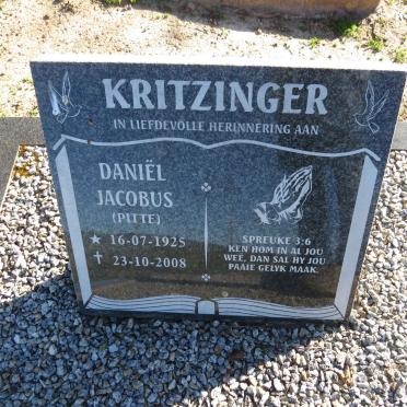 KRITZINGER Daniel Jacobus 1925-2008